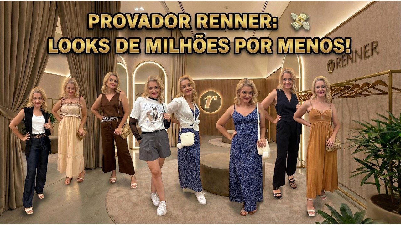 Provador Renner Completo ✨ Vestidos, Macacão e Alfaiataria