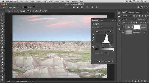 How to adjust brightness and contrast in Photoshop