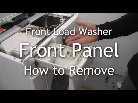 Frigidaire Front Load Washer - Front Panel Removal - Drain Pump Access