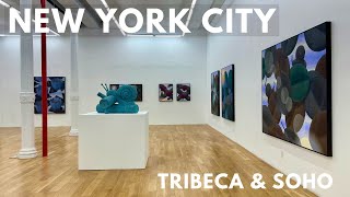 New York City: Art exhibits in Tribeca & Soho, emerging artist's paintings, sculptures, and more...