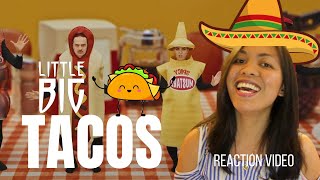 Реакция иностранки на Little Big Tacos | Junk Food Anthem | Reaction Video