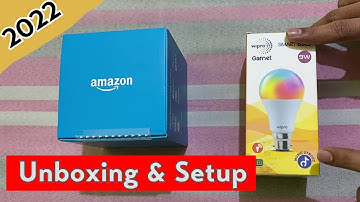 💥Amazon Echo Dot (3rd Gen) Review & Setup with Wipro Smart light || Setup & Installation Explained