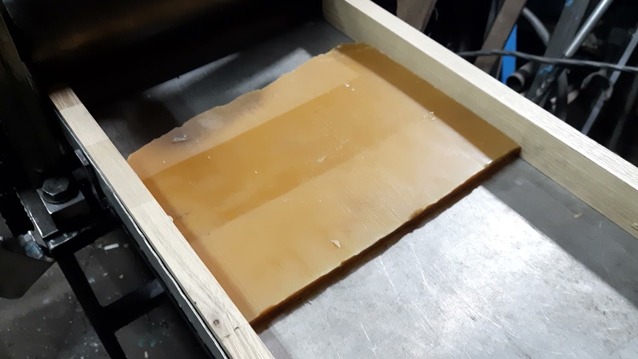 Мини линия изготовления вощины своими руками.