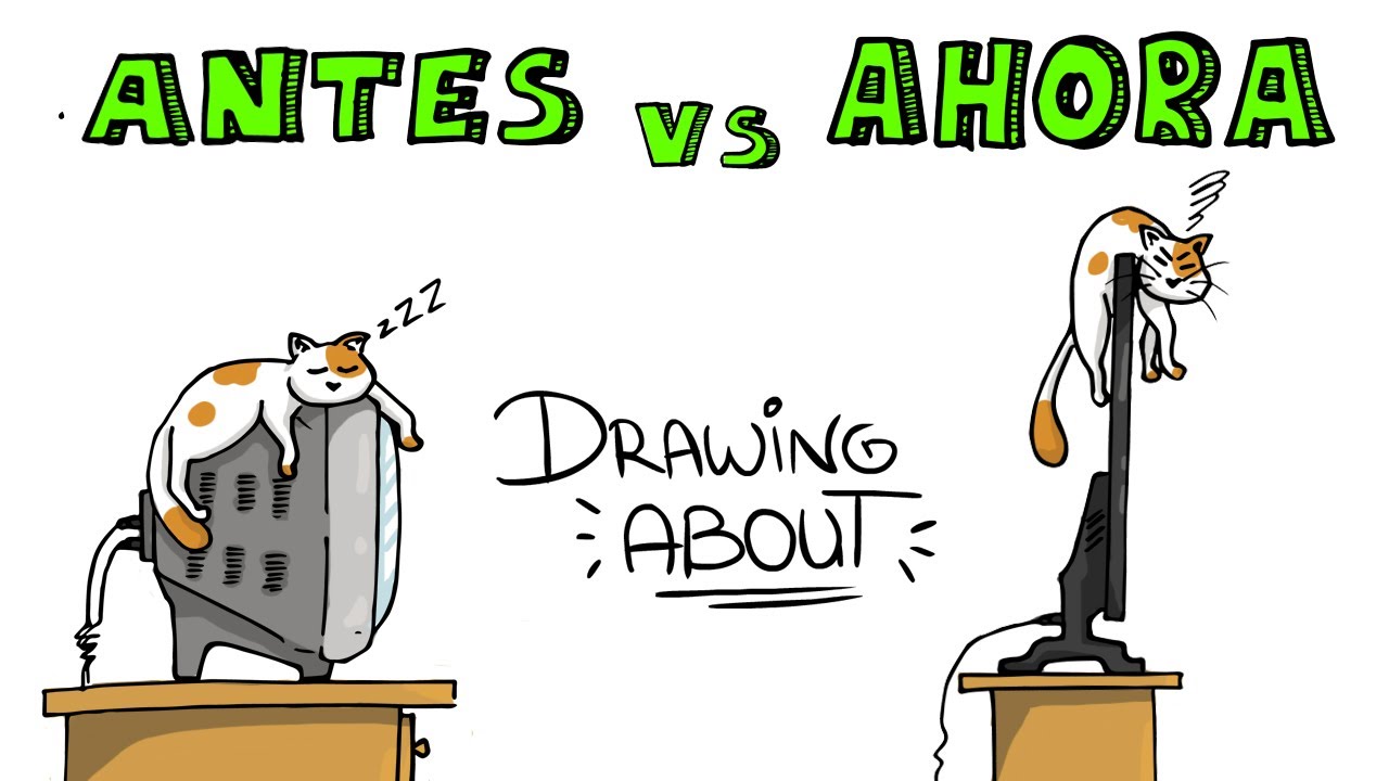 ANTES ☎️vs AHORA📱 | Drawing About - thptnganamst.edu.vn