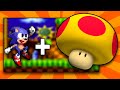 Sonic but he ate a MEGA MUSHROOM! | Sonic Rom Hack