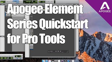 How to setup Apogee Element Audio Interfaces with Pro Tools