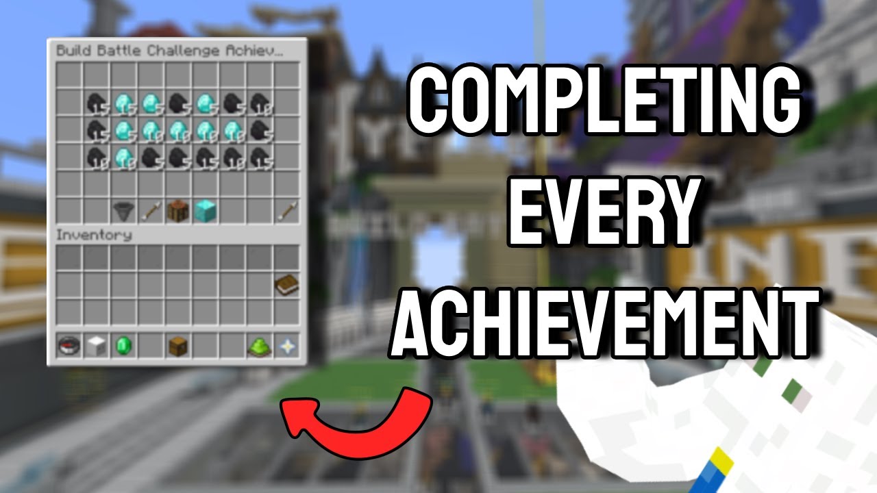 Completing EVERY Achievement in Minecraft Build Battle - YouTube