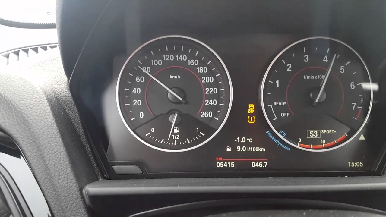 BMW 118i (2017) acceleration 0-100 km/h