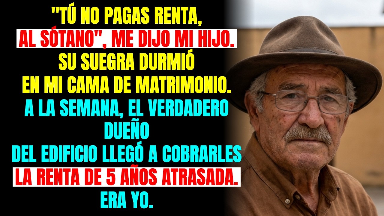 MI NUERA ME CORRIÓ AL SÓTANO PARA DARLE MI CUARTO A SU MADRE. ACEPTÉ EN SILENCIO...