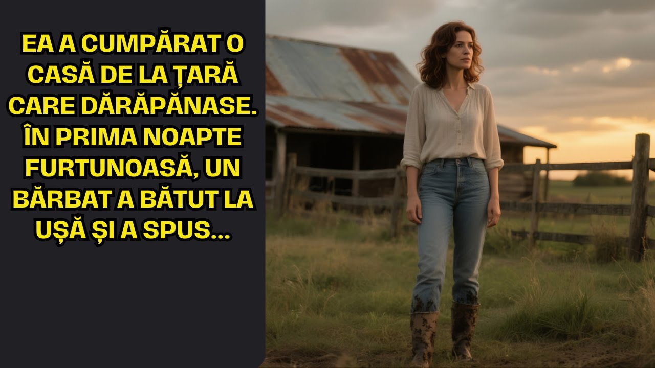 Ea a cumpărat o casă de la țară care dărăpănase. În prima noapte furtunoasă, un bărbat a bătut...
