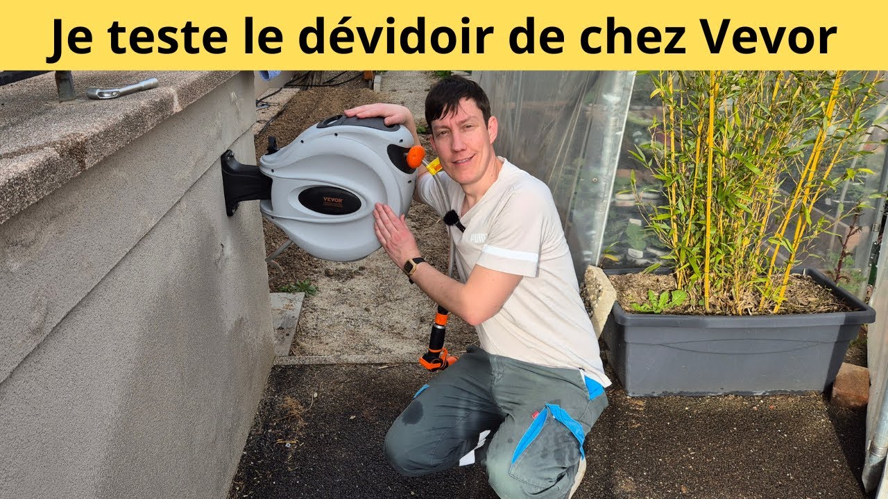 Je teste le dévidoir de chez Vevor