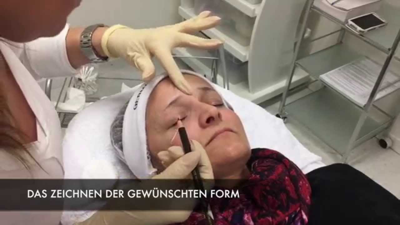 Microblading Augenbrauen Die Japanische Handmethode Fur Feinste 3d Harchenzeichnung Youtube