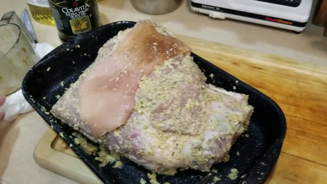 How To Season Pernil (Puerto Rican Style) - YouTube