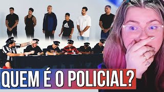 QUEM É O POLICIAL DE VERDADE? -  @canalaquelescaras REACT | Cortes da Bel