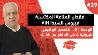 #29 سبب فقدان المناعة المكتسبة ( فيروس السيدا VIH )