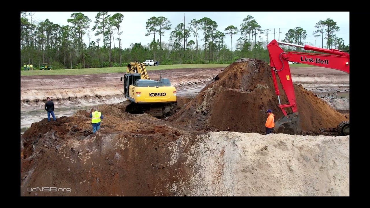 Nsb Utility NSB Utilities Reuse Pond Expansion - YouTube