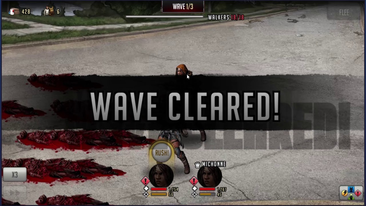 Wars, tower clearing - Michonne