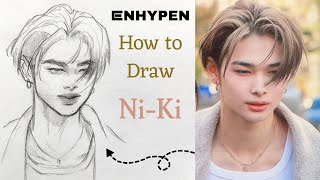 Easy Tutorial: Drawing Ni-ki from Enhypen