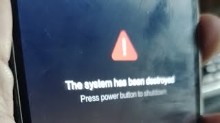 Flash Redmi 6a Cactus The System Has Been Destroyed