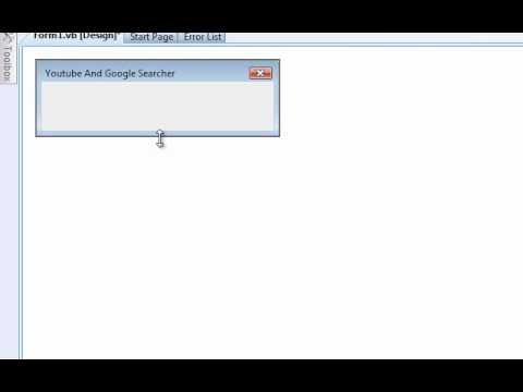 How to make a google searcher with vb 2008