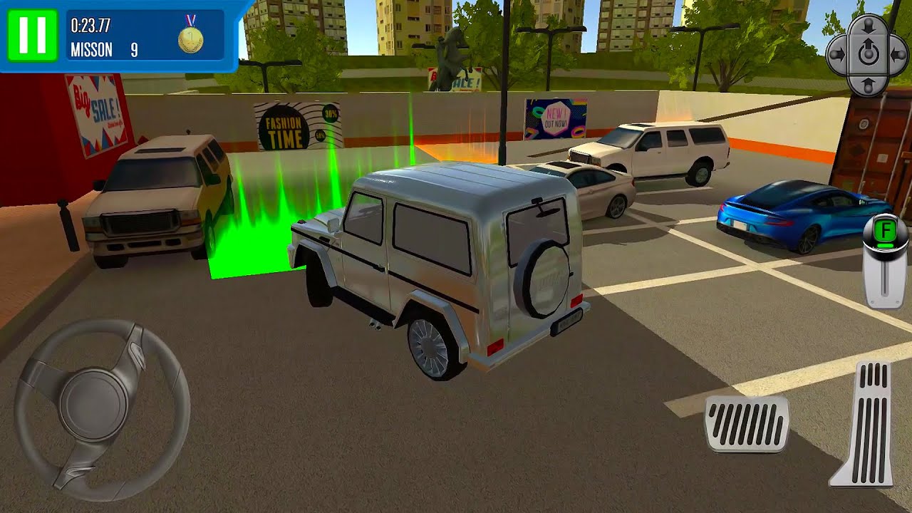 Multi Level Car Parking6-Driving a jeep and Toyota Car Parking Games-gams- Android Gameplay ‏