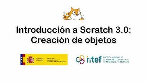 Crear objetos. Introducción a Scratch 3.0.