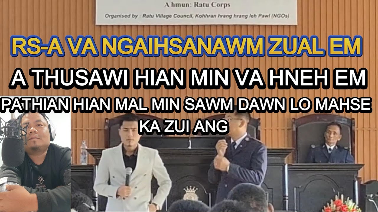 RSA KAWMNA,A THUSAWI ROPUI LUTUK HIAN THINLUNG A FAN..