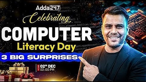 Computer Literacy Day Special🤩| Computer Awareness for Bank Exams | @A2ZComputerbyadda247