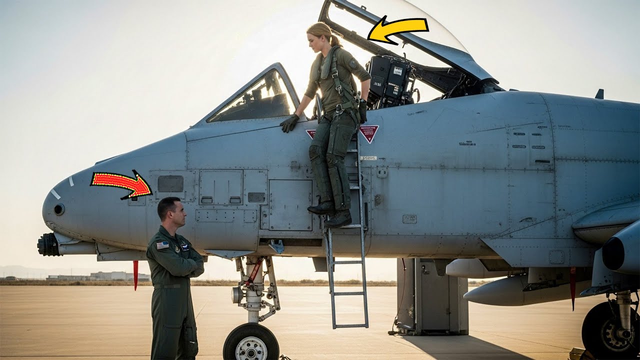 General sagte scherzhaft, sie solle die A-10 fliegen; was folgte, ließ alle erstarren zurück still