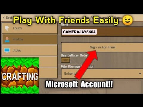 Crafting And Building Sign In kaise kare || friends ke sath kaise khele || texture pack