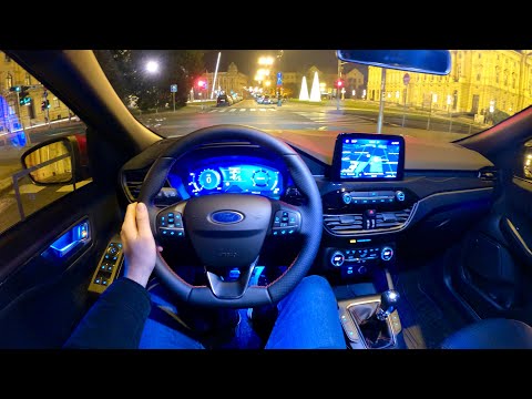 Ford KUGA ST-Line 2021 - gece POV test sürüşü (saf sürüş) 150 HP EcoBlue