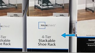 How to Assemble the Mainstays 4-Tier Shoe Rack from Walmart | Step-by-Step Guide! @allinall-arun