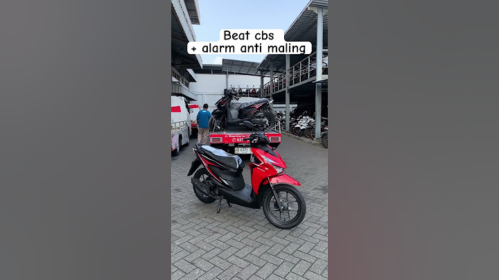 Beat cbs terbaru sudah di lengkapi alarm anti maling #honda #beat #shorts