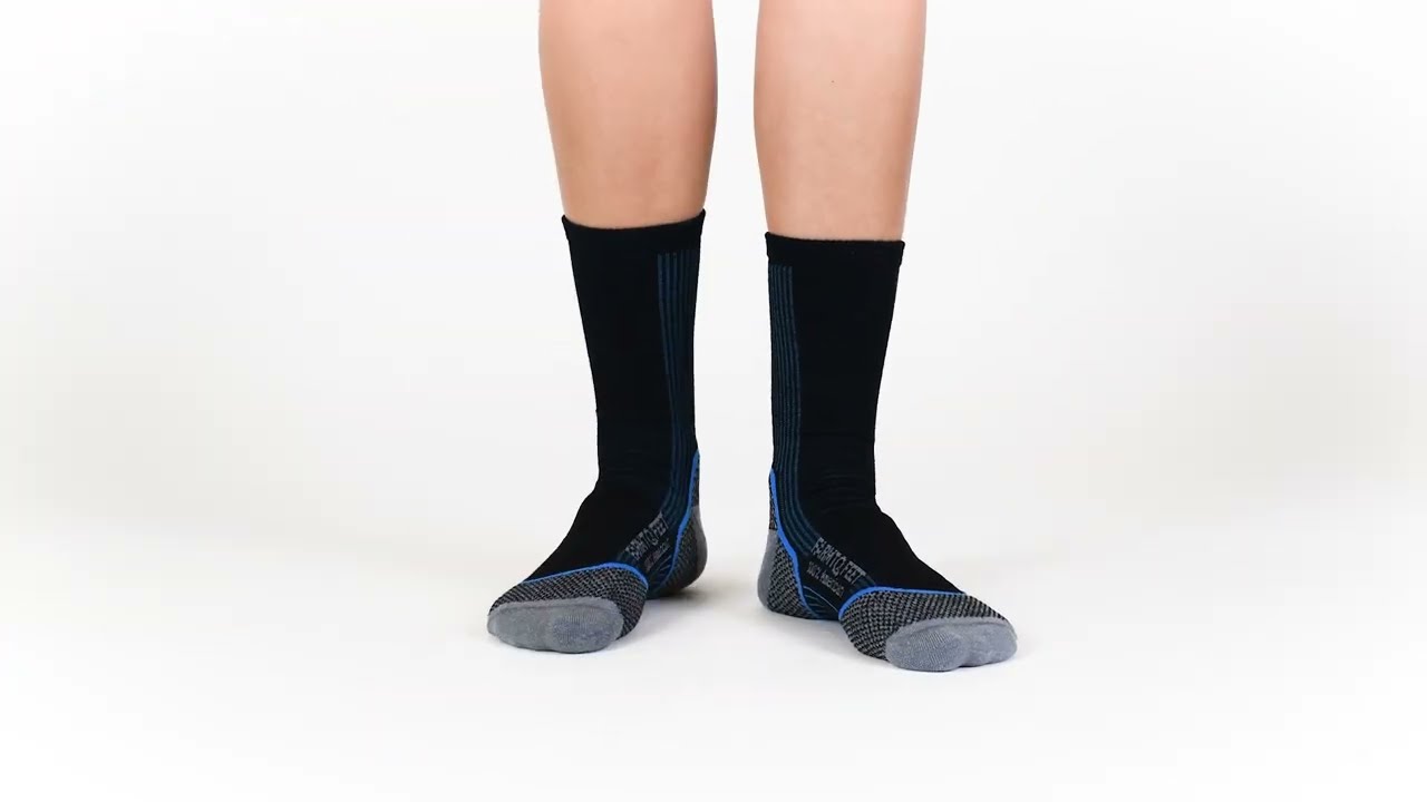 Preview of Farm to Feet Damascus Light Targeted Cushion 3/4 Crew Socks Video