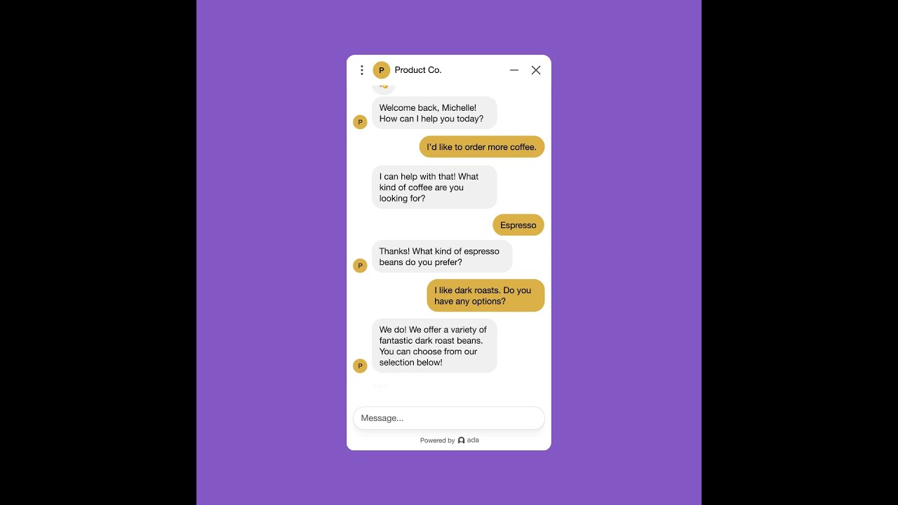 Product Recommendations with Ada