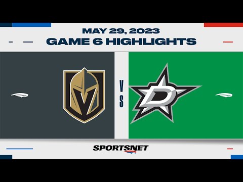 NHL Western Conference Final Game 6 Highlights: Golden Knights vs. Stars - May 29, 2023