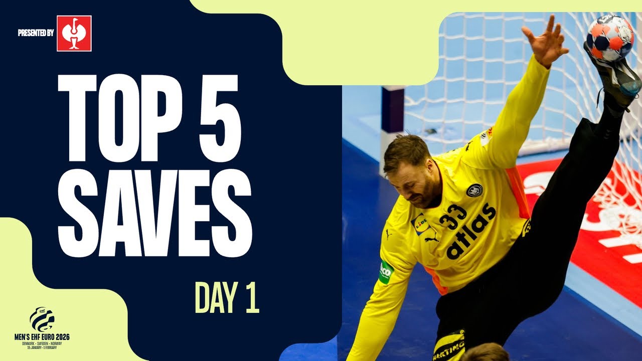 Top 5 Saves | Day 1 | Men's EHF EURO 2026
