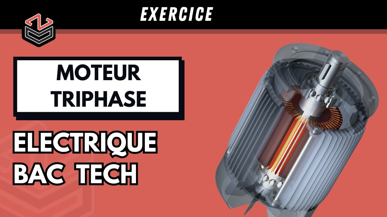 ÉLECTRIQUE ⚡ : Exercice Moteur Triphasé