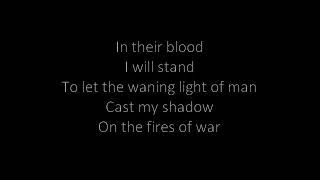 Video thumbnail of "Shadow of War - Fires of War (Lyrics) by Nathan Grigg and Kelli Schaefer"