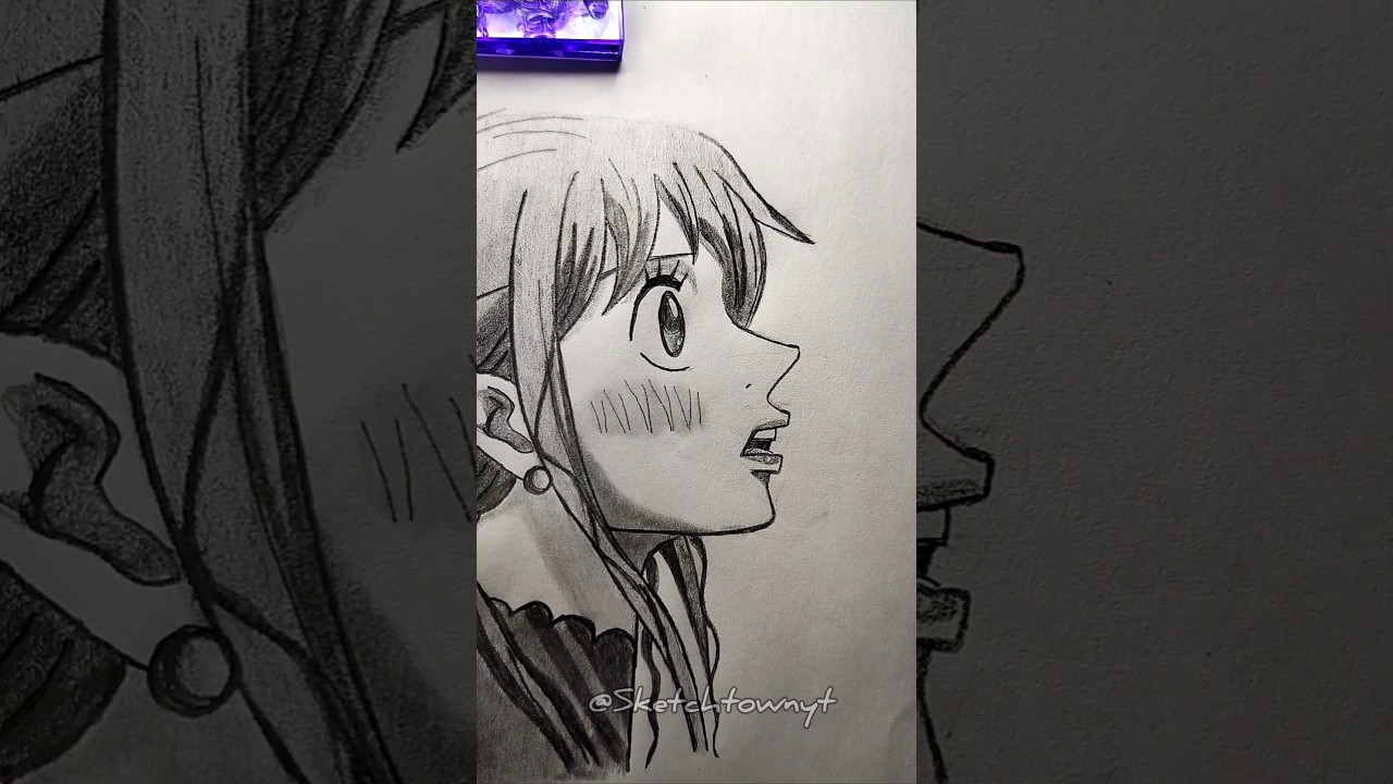 Drawing Nami side profile ✨