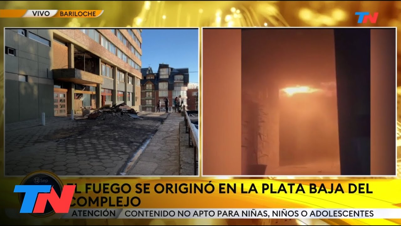 BARILOCHE: Incendio en un cumplejo turístico. 9 heridos y 900 evacuados ...