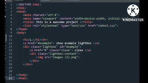 light box // html5,css3 se image show or hide created #html #css #lightbox #code #part1