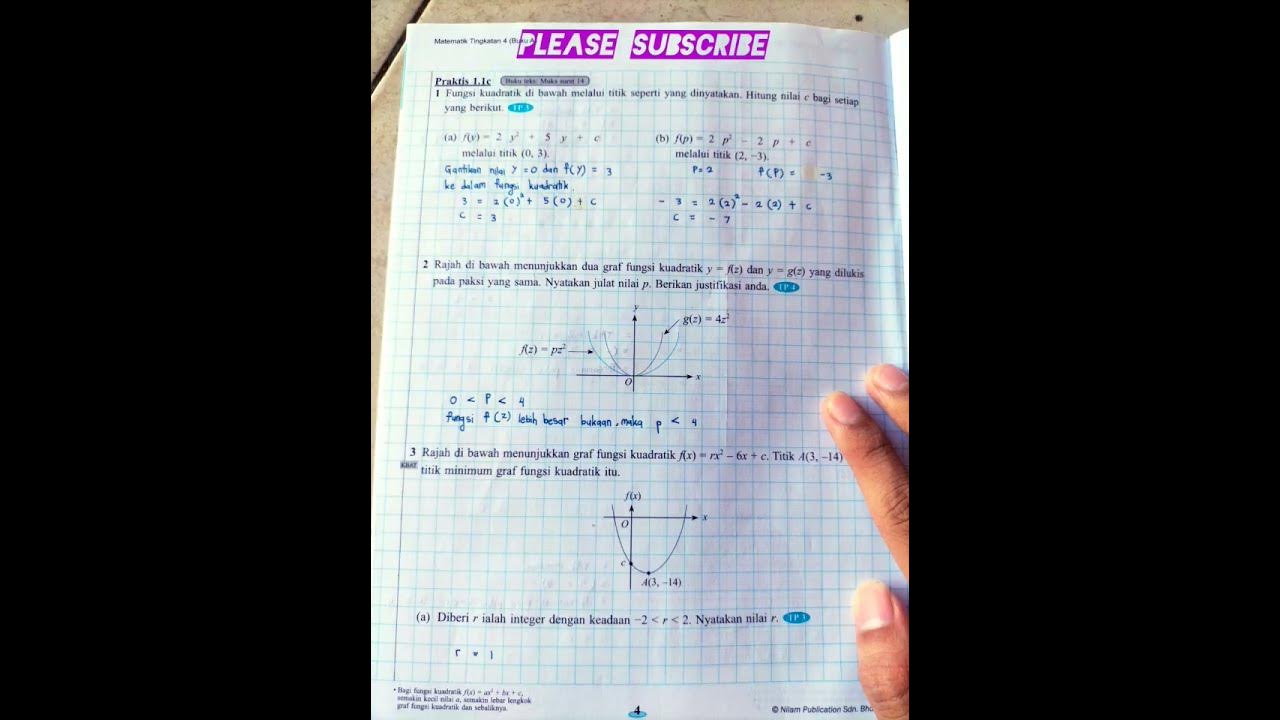 Modul versatil Matematik tingkatan 4 (15)  YouTube