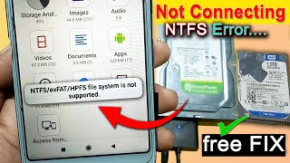 NTFS/exFAT/HPFS file system is not supported, कैसे Connect करें hard disk को screenshot 3