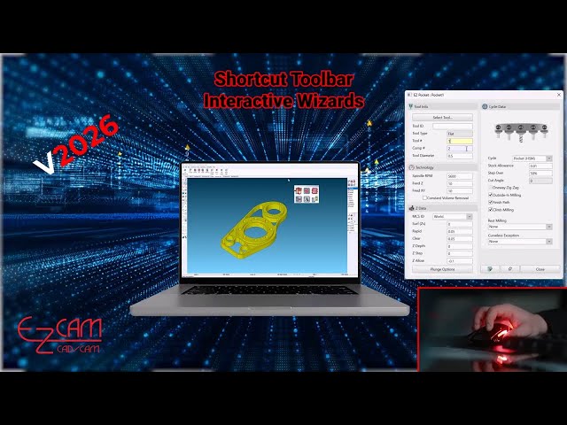 EZ-CAM 2026 - What's New In EZCAM 2026 - #cncsoftware #cncmilling #cnclathe