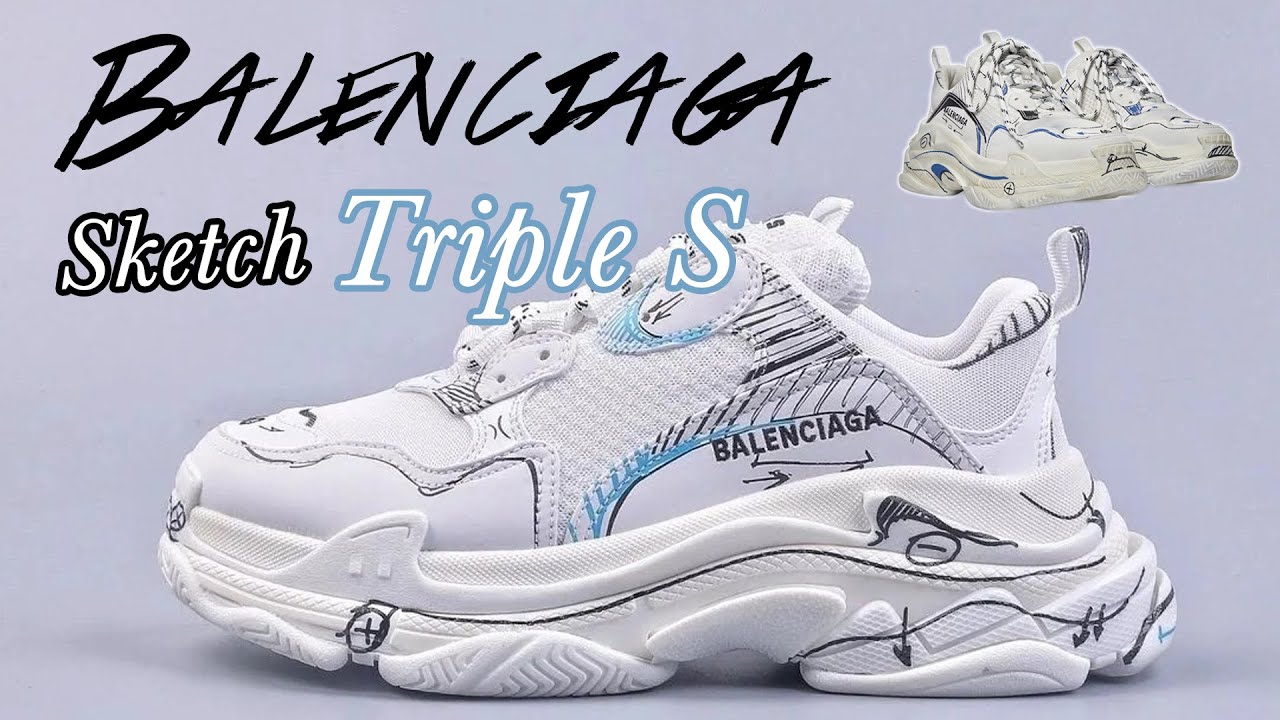 Balenciaga  Triple S sneakers White  The Corner