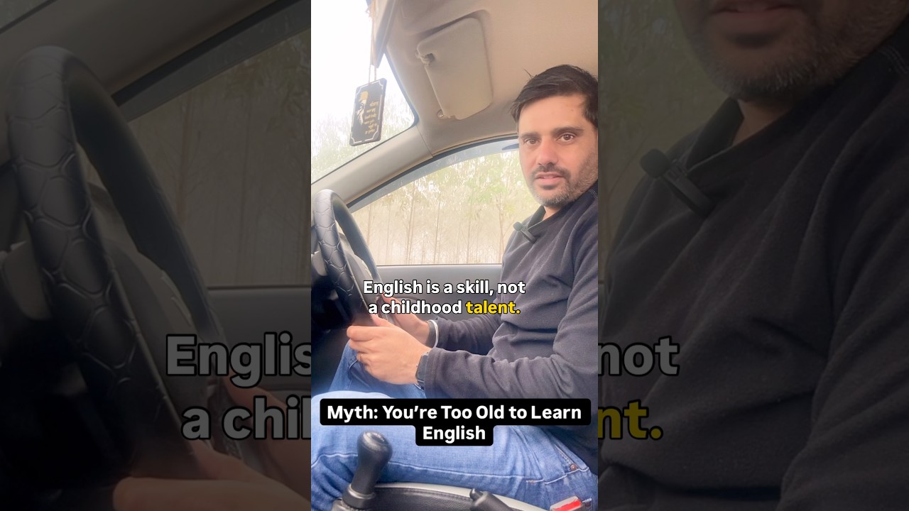 ❌Myth 6: You’re Too Old to Learn English 