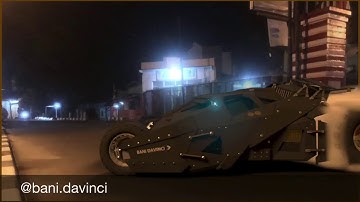3d animation and vfx in maya - batman tumbler