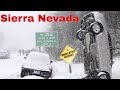 The end begins in California 🔺 Blizzard, life paralyzed Sierra Nevada