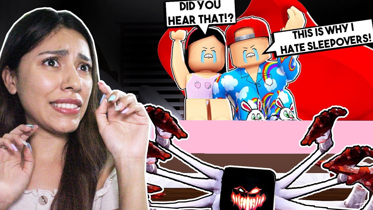 We Got Invited To A Sleepover And Found Out A Scary Secret - sleepover at david s house a roblox scary story youtube